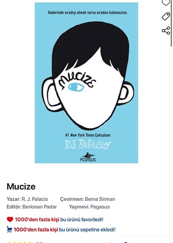 Mucize - R.J. Palacio