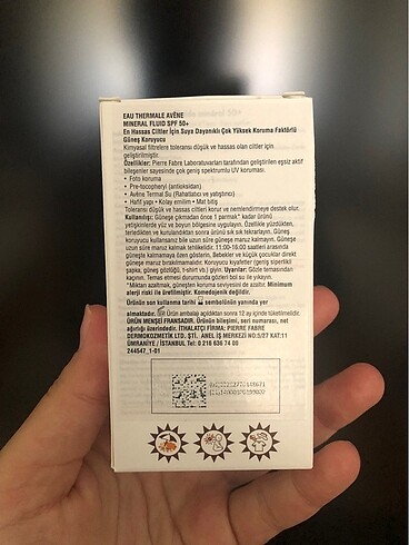 Beden Avene Güneş Kremi