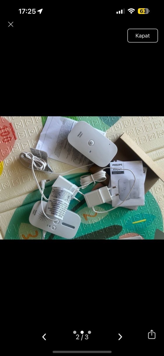 Philips Avent Bebek Telsizi Beyaz Pastel - Görsel 2