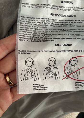 Sling Bebek Taşıma Kanguru - Görsel 4