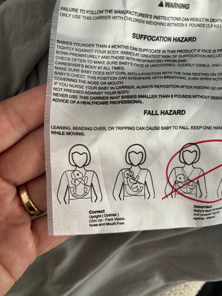 Sling Bebek Taşıma Kanguru - Görsel 4