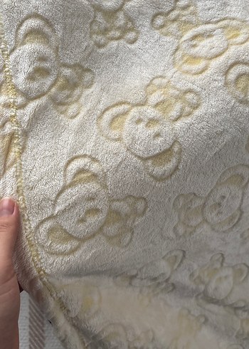 Çocuklar için Yumuşak Ayıcık Desenli Battaniye - Görsel 5