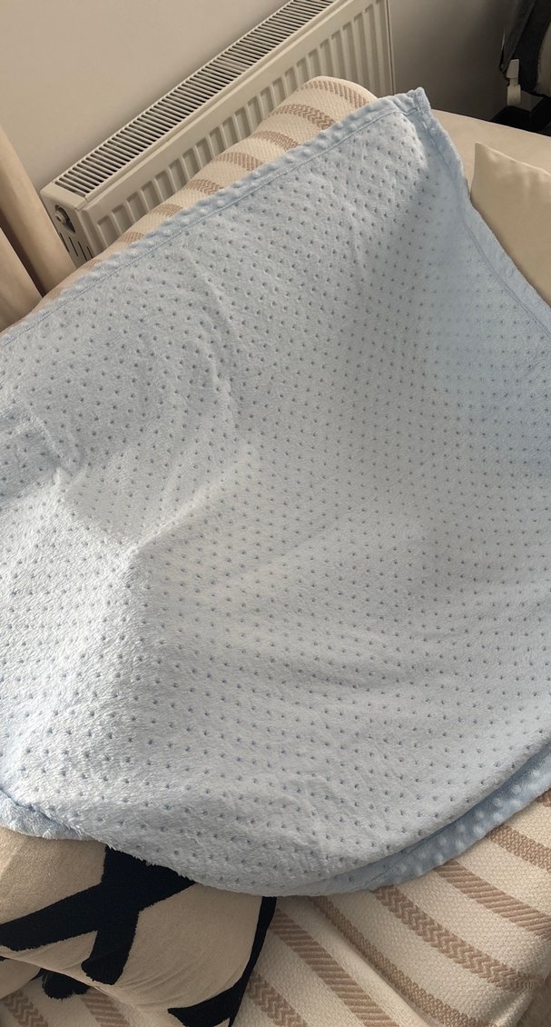 Çocuklar için mavi yumuşak battaniye - Görsel 2