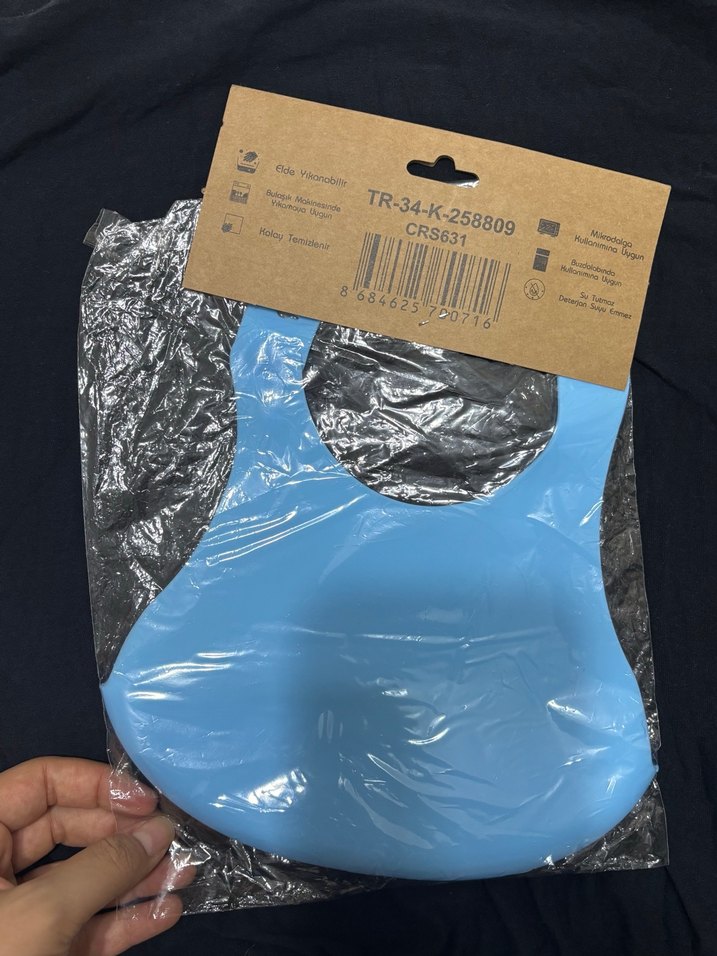 Corallo Mavi Bebek Silikon Mama Önlüğü - Görsel 2