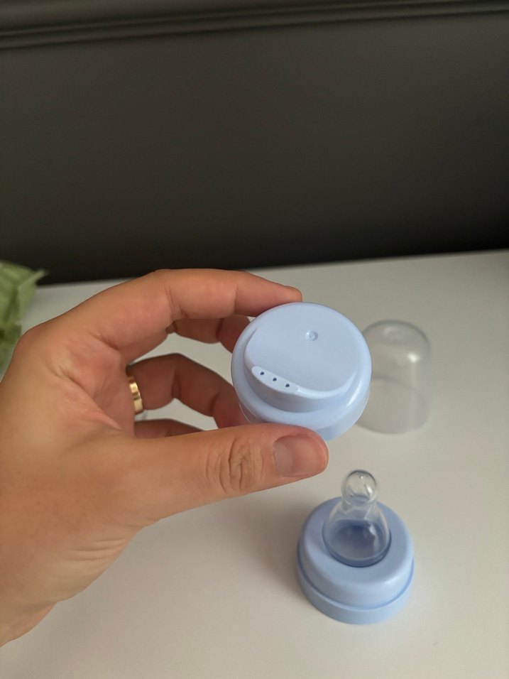 Açık Mavi Bebek Biberonu - Görsel 3