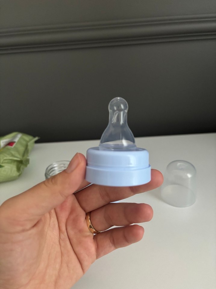 Açık Mavi Bebek Biberonu - Görsel 2