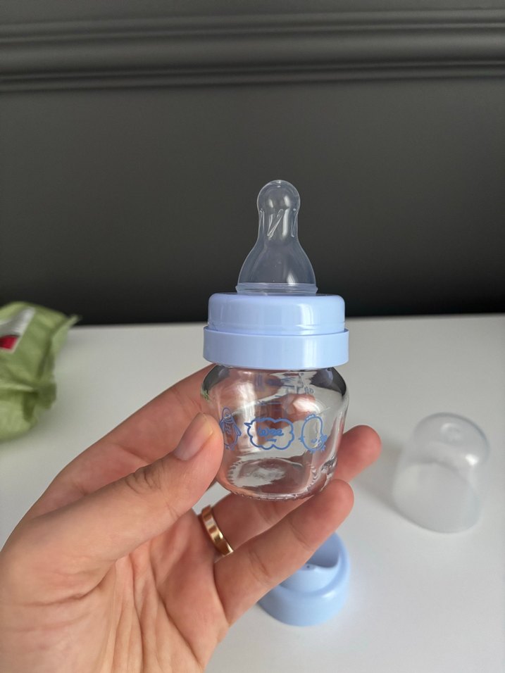 Açık Mavi Bebek Biberonu - Görsel 4