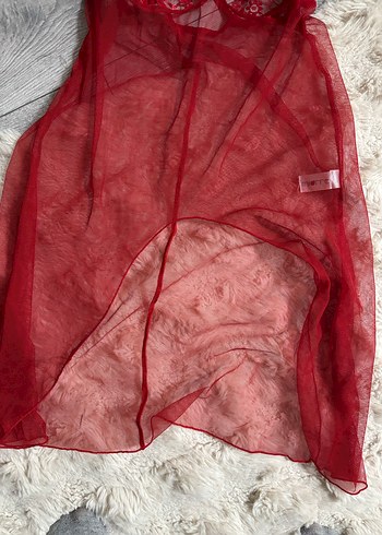 Kırmızı Parlak Midi Desenli Hamile İç Çamaşırı - Görsel 6