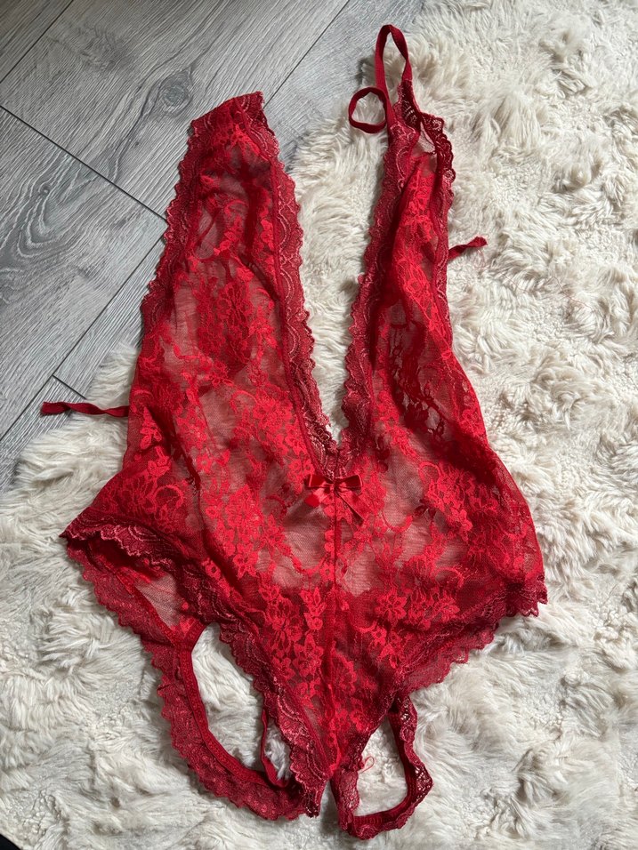 Kırmızı Parlak Midi Desenli Hamile İç Çamaşırı - Görsel 2