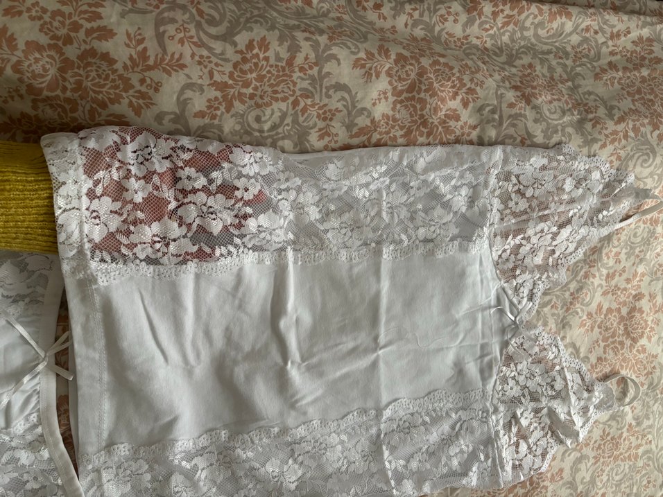 Nakışlı Beyaz Takım Çamaşır - Görsel 3