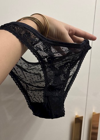 Transparan dantelli külot - Görsel 3