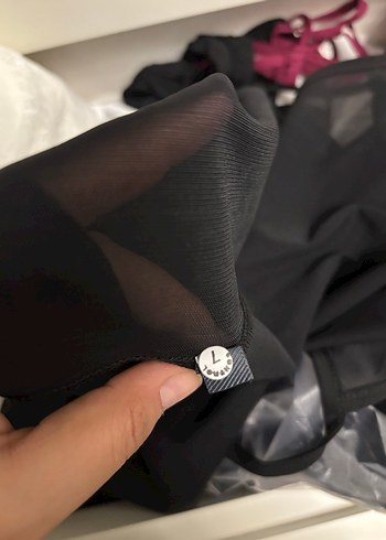 Ayarlanabilir Siyah transparan atlet - Görsel 5