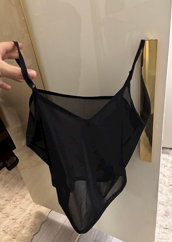 Ayarlanabilir Siyah transparan atlet - Görsel 2