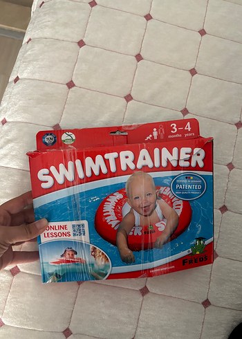 Swimtrainer 3 Ay 4 Yas Cocuklar İcin Kirmizi Swimtrainer Yuzme Halkasi