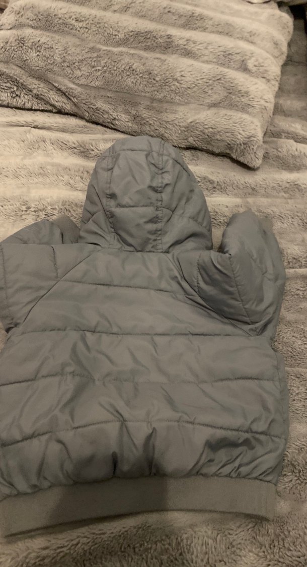 Zara Gri Erkek Çocuk Kapüşonlu Mont - Görsel 4