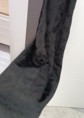 Beden siyah Renk Kadın Siyah Drapeli Şal