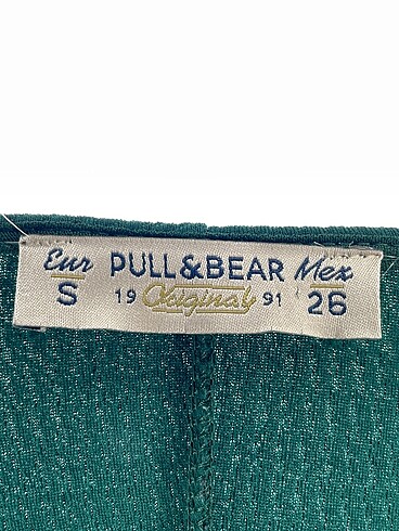 s Beden yeşil Renk Pull and Bear Kısa Elbise %70 İndirimli.