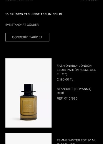 Zara Zara Olfactive Fashionably London Elixir Kadın Parfümü