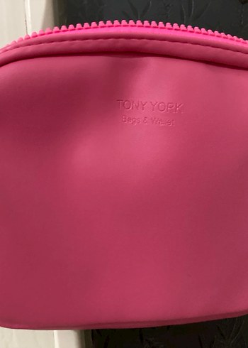 Pembe Deri Kadın Çapraz Çanta - Görsel 4