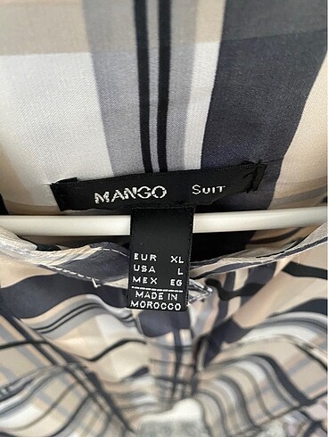 Mango Mango suit orijinal saten gömlek