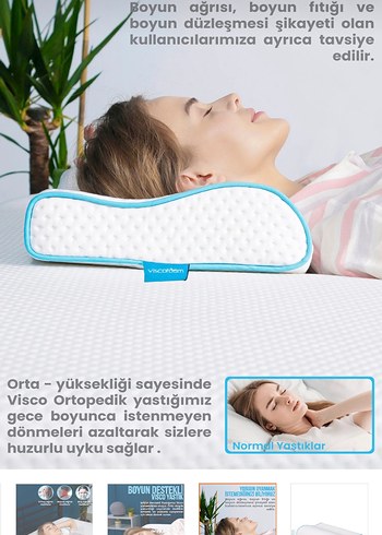 Boyun Destekli Emzirme ve Hamile Yastığı - Beyaz - Görsel 4