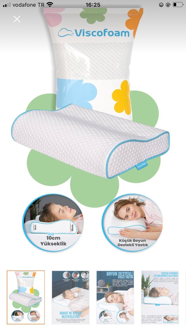 Boyun Destekli Emzirme ve Hamile Yastığı - Beyaz - Görsel 3