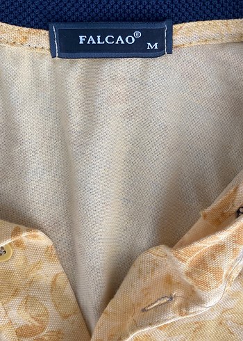 Sarı Desenli Erkek Tişört - Görsel 3