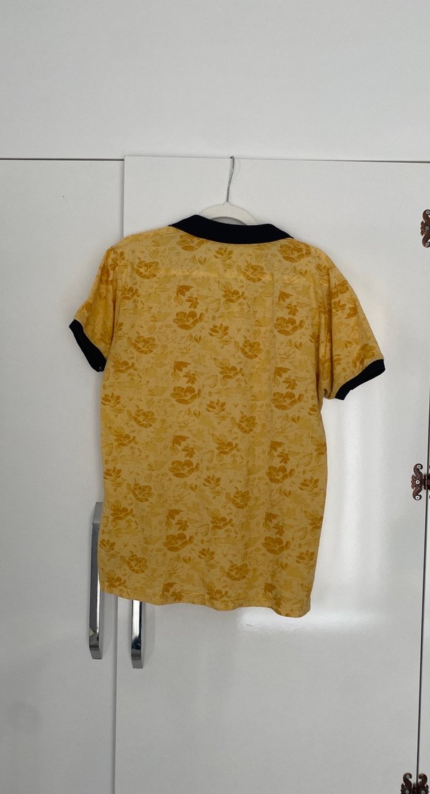 Sarı Desenli Erkek Tişört - Görsel 2