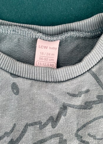 Gri Baskılı Erkek Çocuk Sweatshirt - Görsel 2