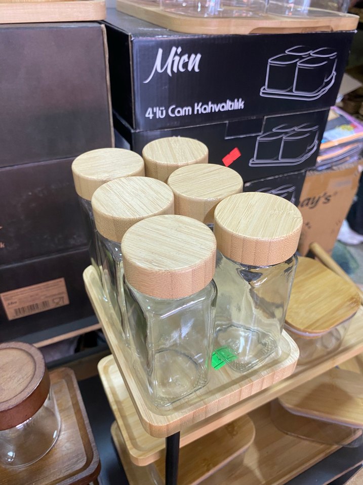 Bambu kapak baharatlık - Görsel 2