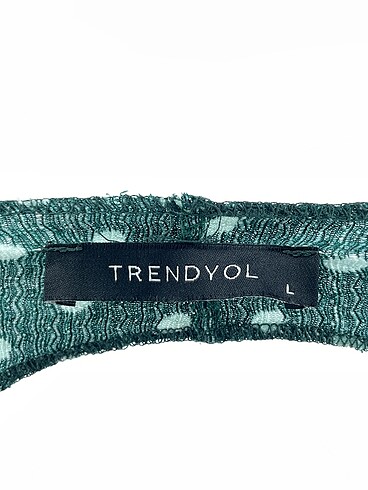 l Beden yeşil Renk Trendyol & Milla Bluz %70 İndirimli.