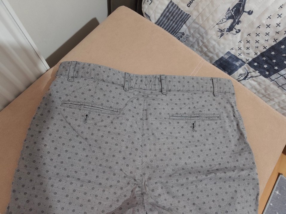 Gri Desenli Erkek Şort lufian marka.48 beden — görsel 4/4