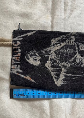 Fermuarlı Metallica Baskılı Cüzdan/Çanta - Görsel 2