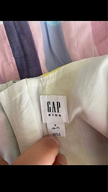 7 Yaş Beden GAP kız çocuk elbise