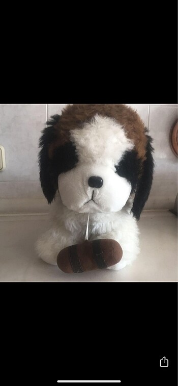 Toys rus saint bernard peluş oyuncak