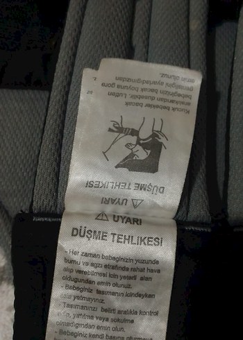 Gri Bebek Taşıyıcı Kanguru - Görsel 3