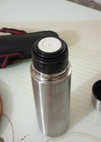 Gri Termos ve Taşıma Kılıfı - Görsel 2