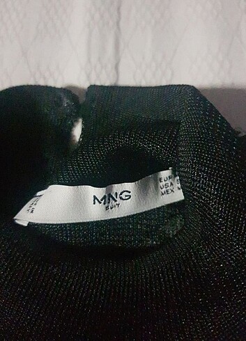 m Beden Mango simli kazak