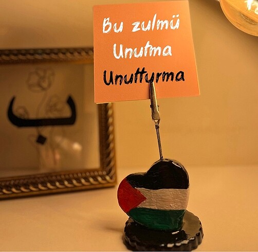 Filistin bayraklı masaüstü Notluk