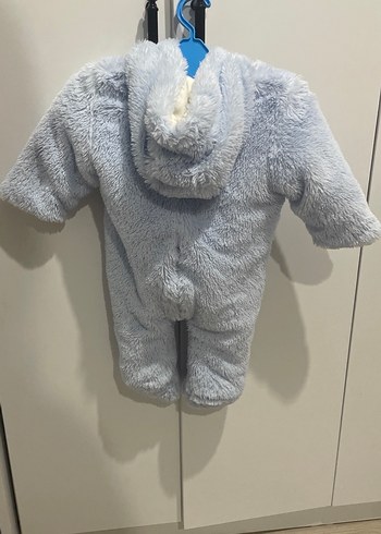 Mavi Kürklü Bebek Tulumu - Görsel 2