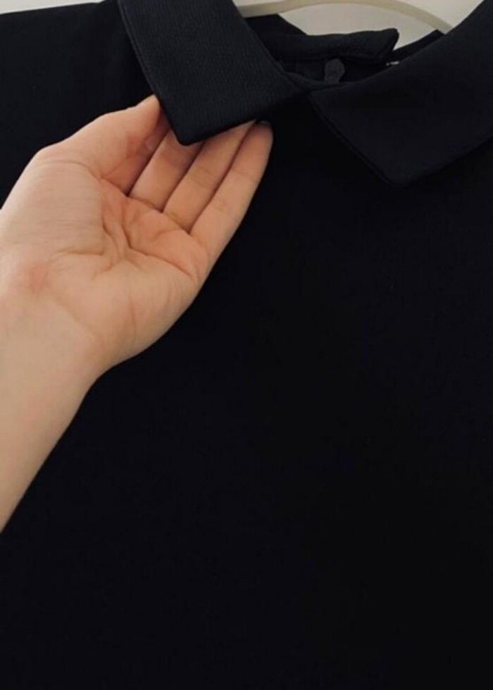 Siyah kalem elbise - Görsel 2