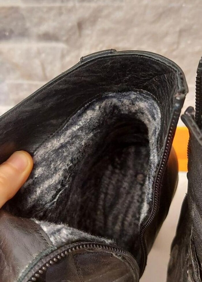 Siyah topuklu bot - Görsel 4