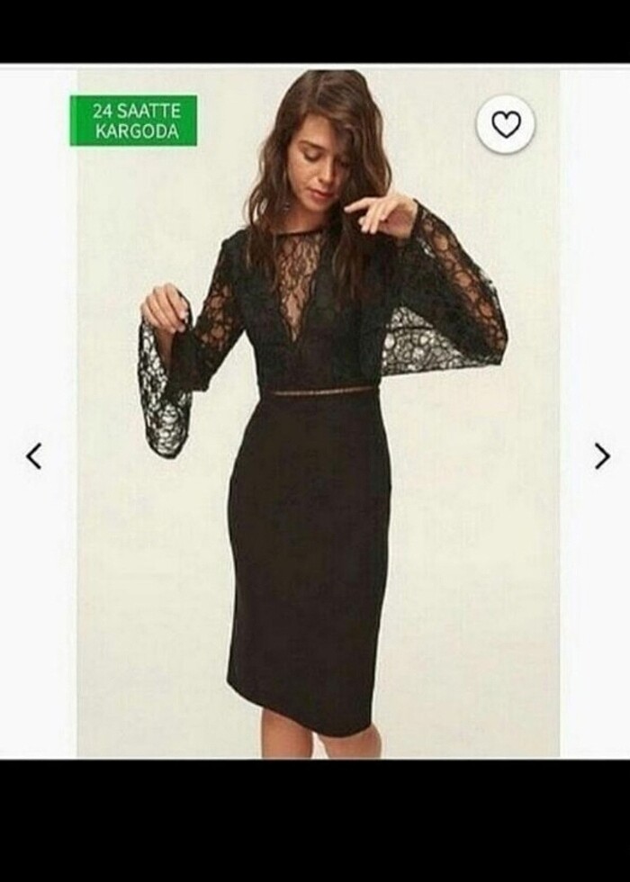 Siyah elbise - Görsel 4