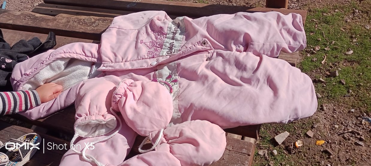 Pembe Fermuarlı Bebek Kız Tulumu - Görsel 5