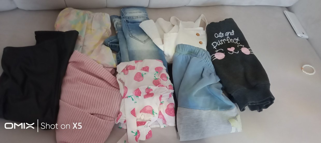 Uzun Kollu Pembe Çilek Desenli Bebek Kız Takımı - Görsel 3