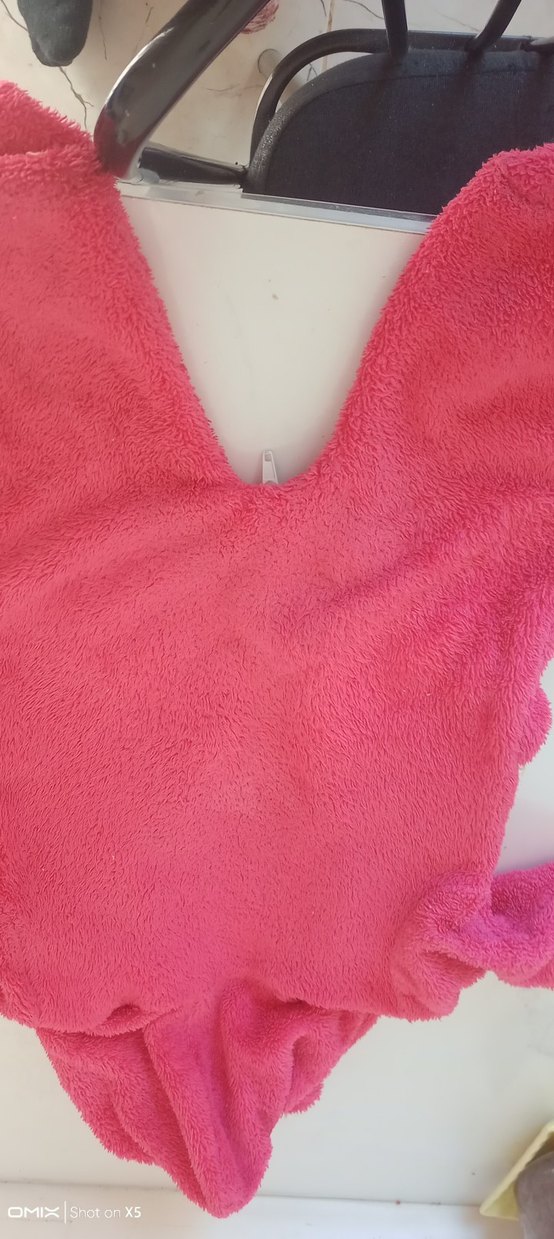 Pembe Nakışlı Kürklü Bebek Kız Tulum - Görsel 3