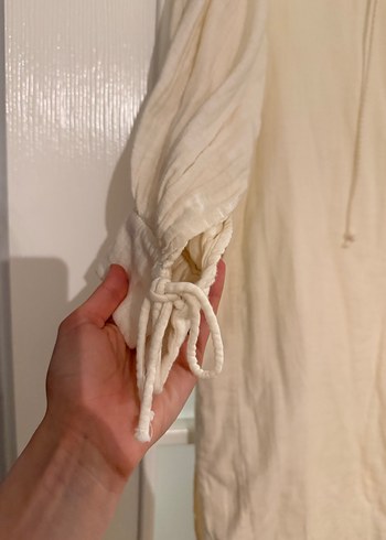 Müslin yırtmaçlı tunik - Görsel 3