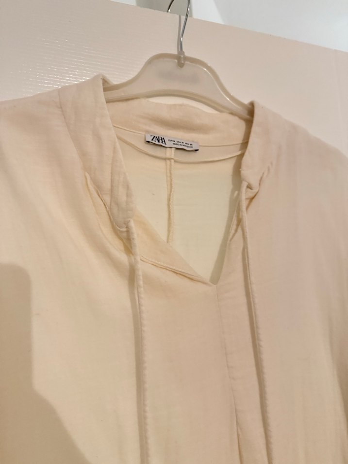 Müslin yırtmaçlı tunik - Görsel 4