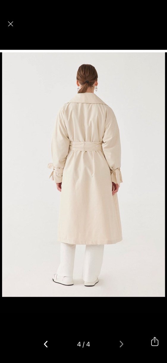 Geniş astarlı trençkot - Görsel 2