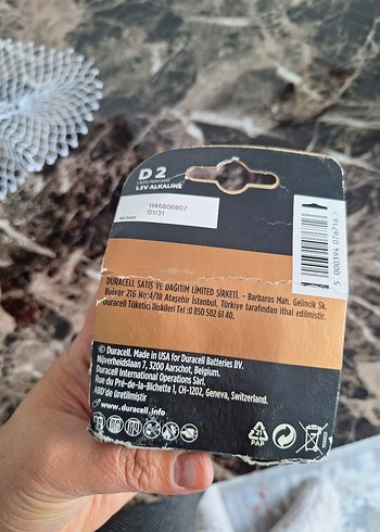 Duracell D Tipi Pil 2'li Paket  c tipi 2li 4 adet - Görsel 5
